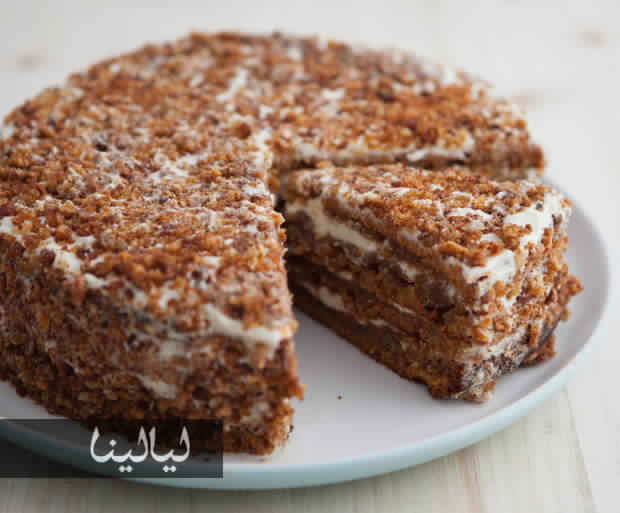 طريقة تحضير كيكة النسكافيه الباردة